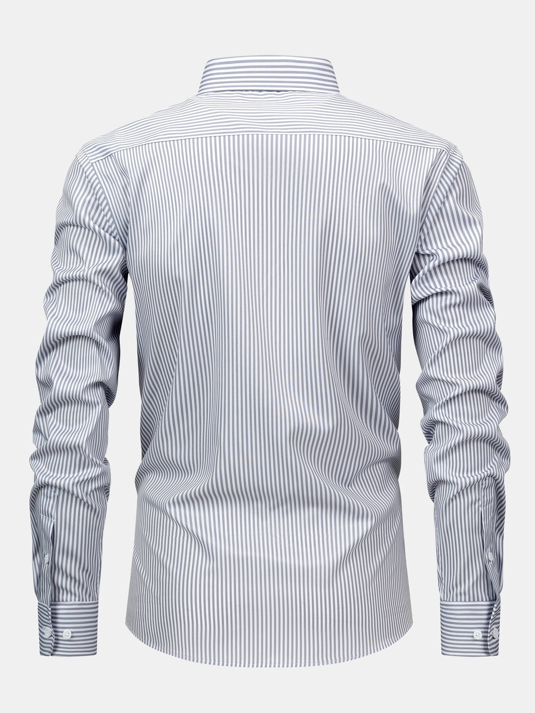 Long Sleeve Striped Shirt with Buttons