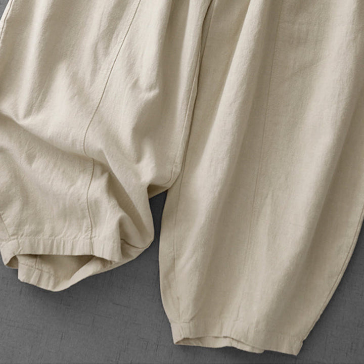 Buddha Stones Casual Plain Women's Harem Pants With Pockets