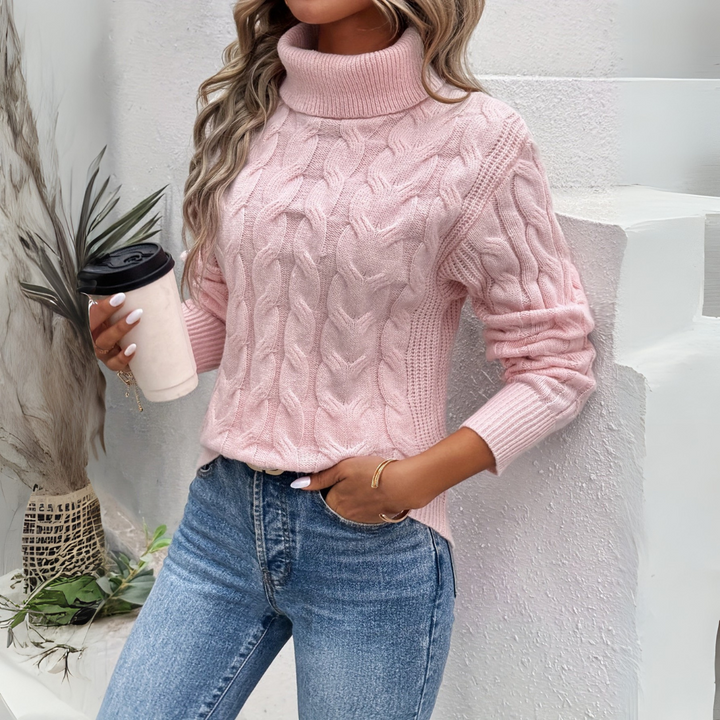 Amelia | Elegant Turtleneck Knit Sweater