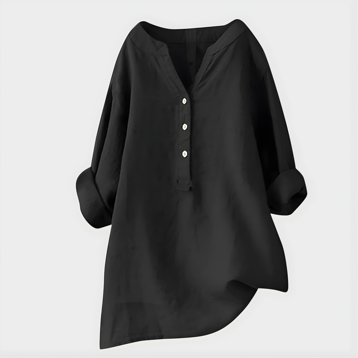 Veronique™ Elegant V-Neck Blouse