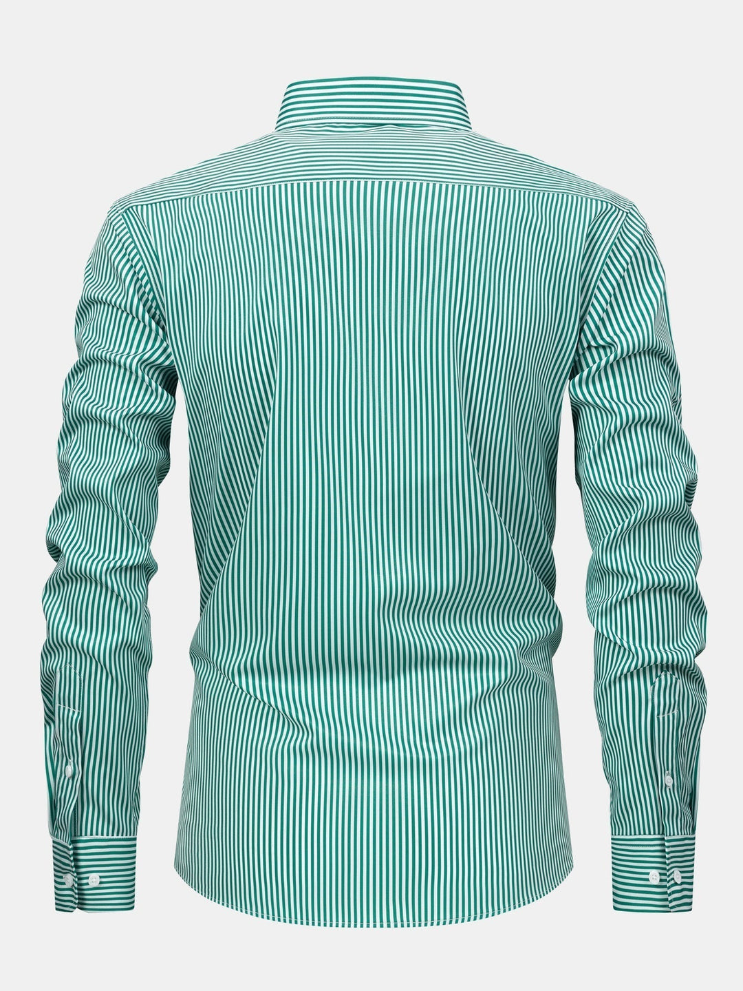 Long Sleeve Striped Shirt with Buttons