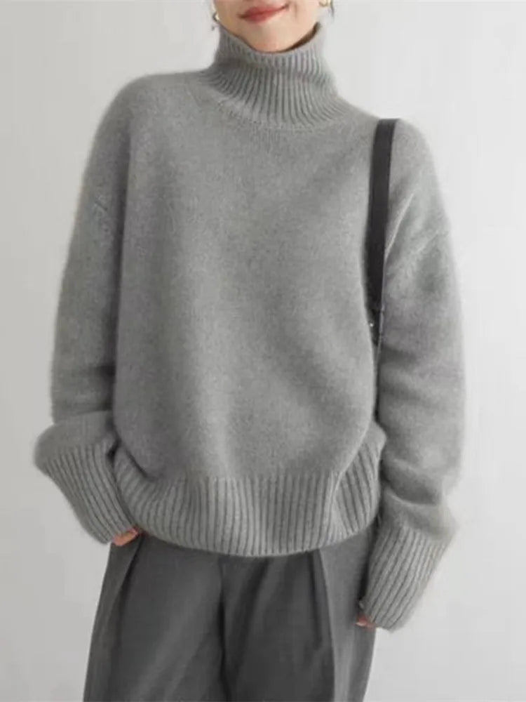 LINEA | High-Neck Sweater