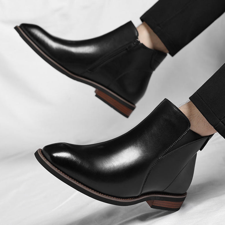 Cristiano Leather Chelsea Boots