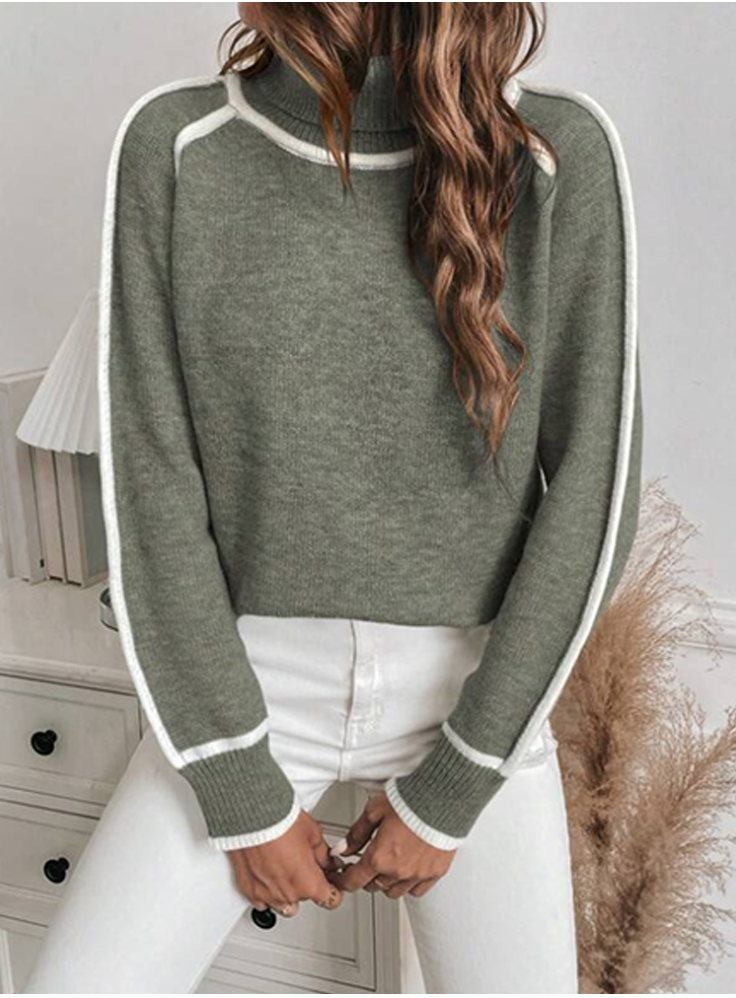 Elle | Cozy Women's Turtleneck Sweater