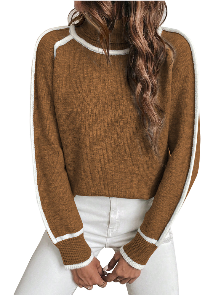 Elle | Cozy Women's Turtleneck Sweater