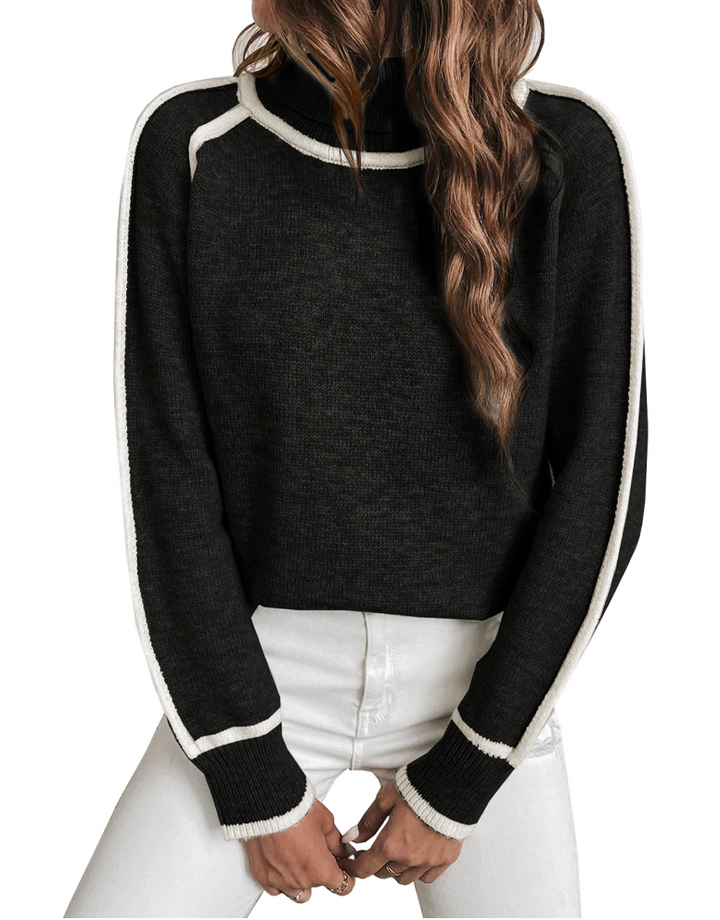 Elle | Cozy Women's Turtleneck Sweater