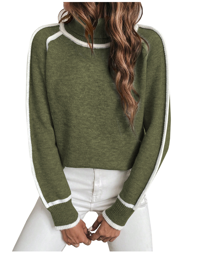 Elle | Cozy Women's Turtleneck Sweater