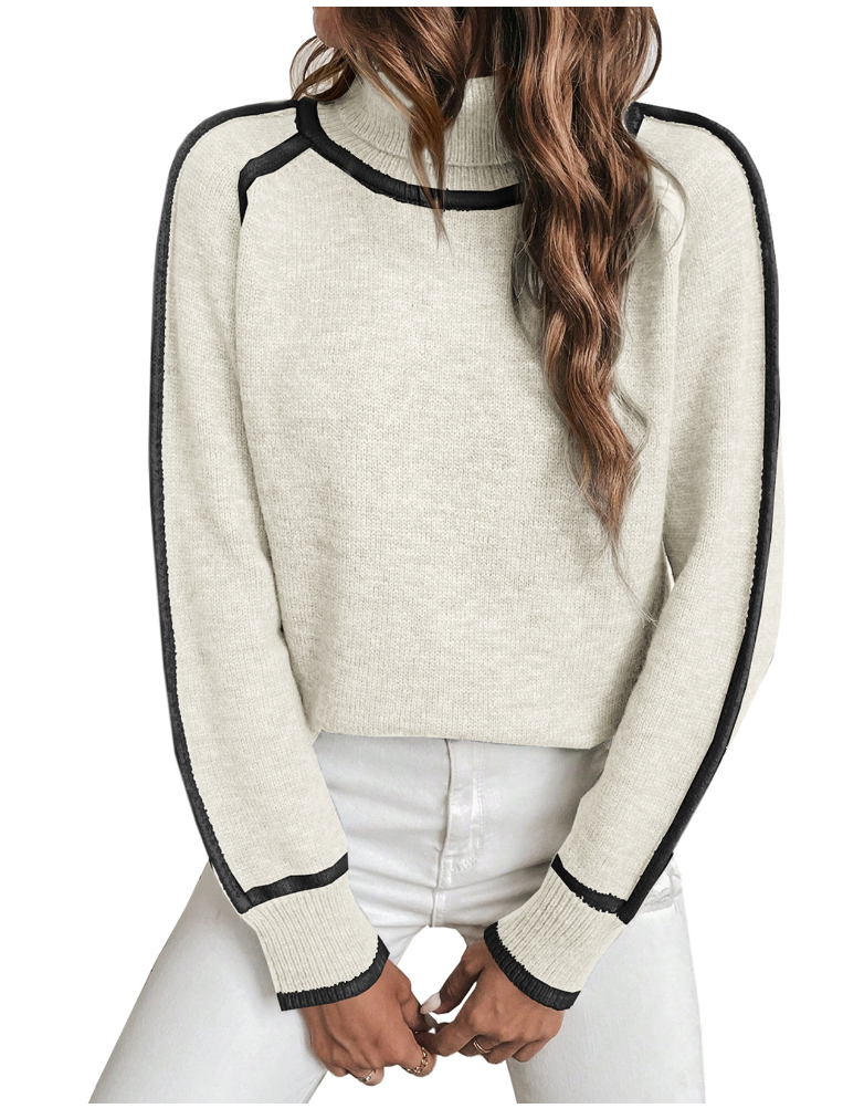 Elle | Cozy Women's Turtleneck Sweater