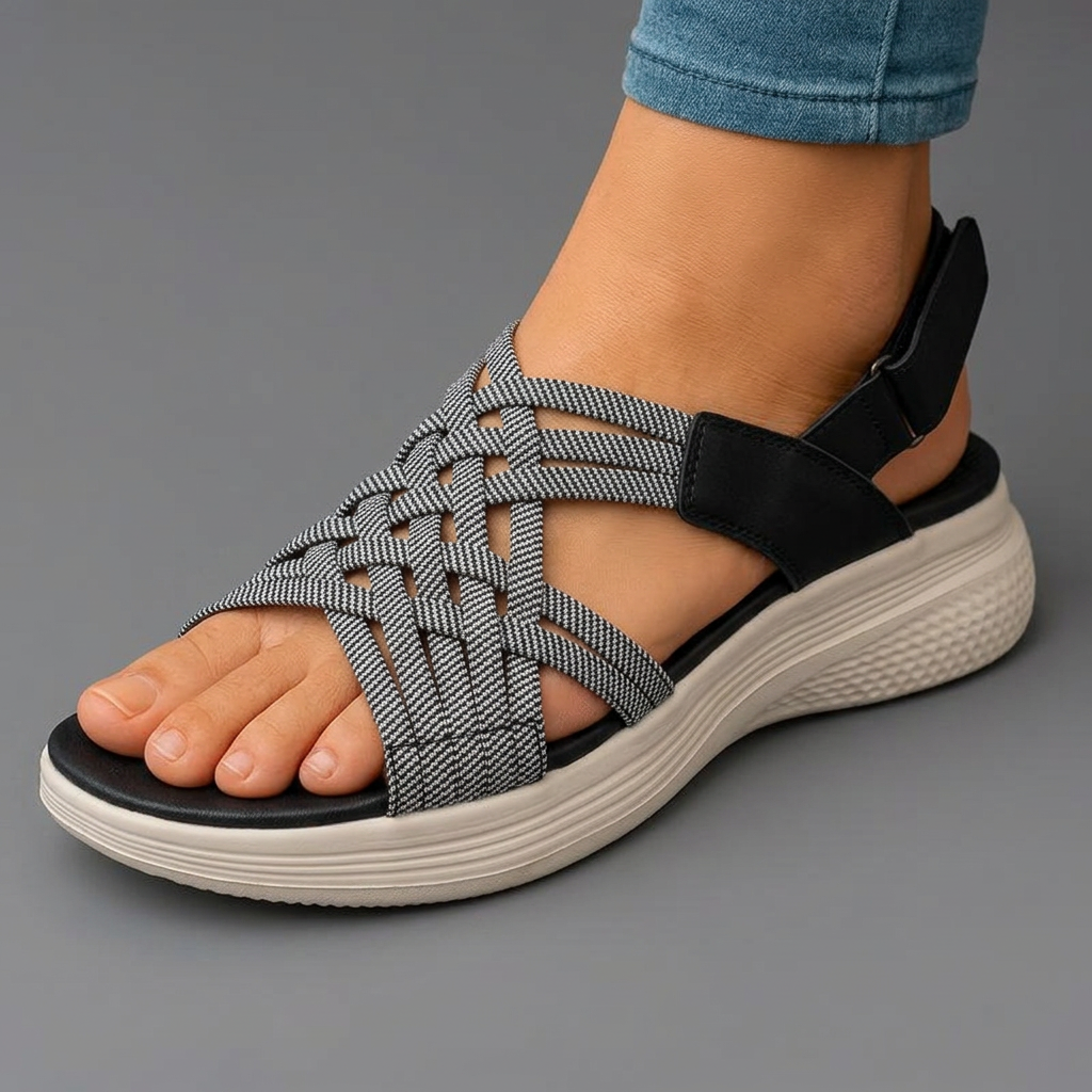 Marta | Woven Strap Comfort Sandals