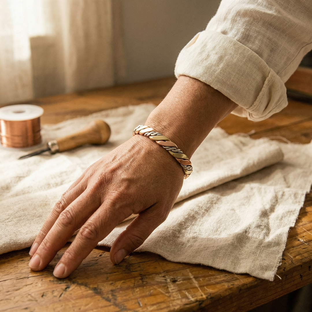 Amelia's Stone Copper Bracelet