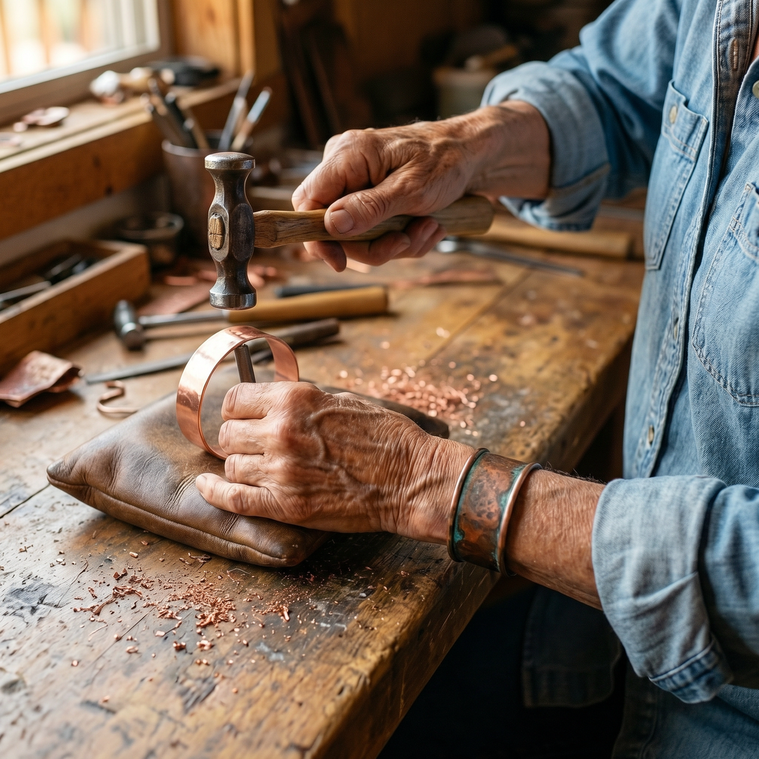 Amelia's Wick Copper Bracelet