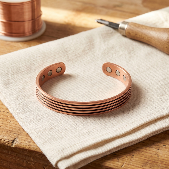 Amelia's Sage Copper Bracelet
