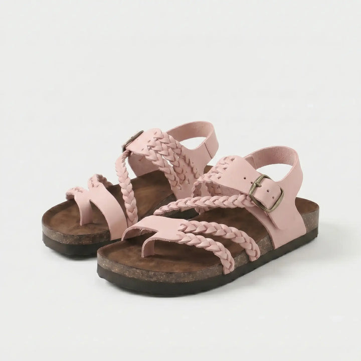 Hayleigh | Woven Strap Footbed Sandals