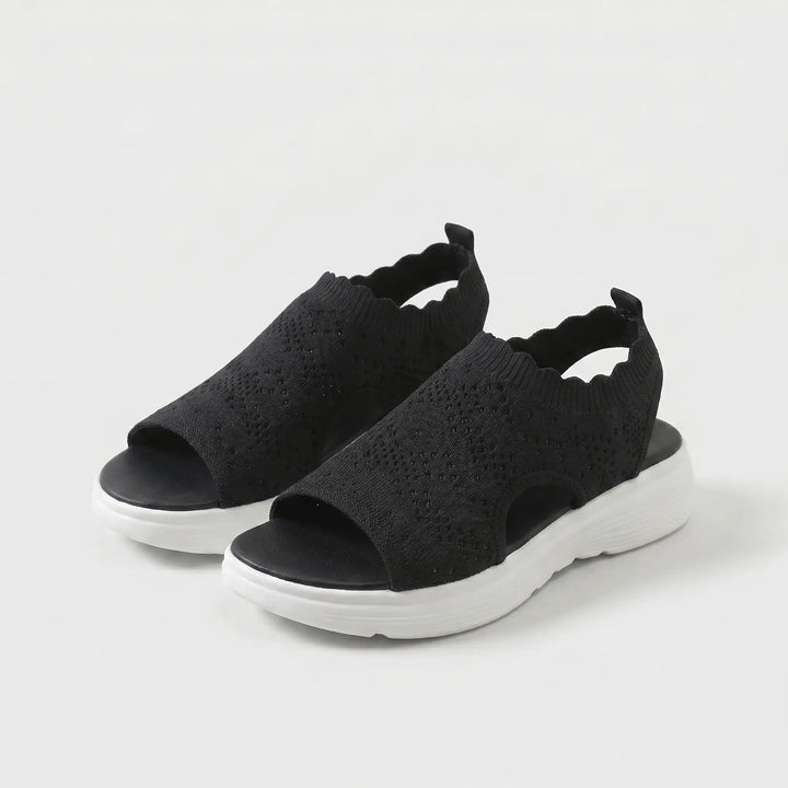 Amalfi | Breathable Mesh Platform Sandals